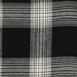 Brushed Cotton Flannel Check Shirt - white/black