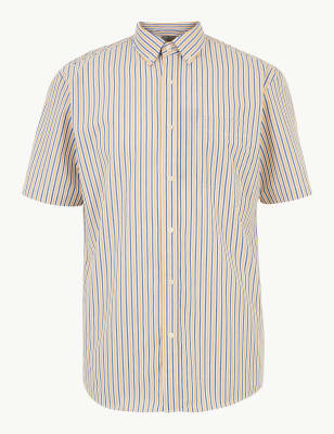 Pure Cotton Striped Shirt | M&S Collection | M&S