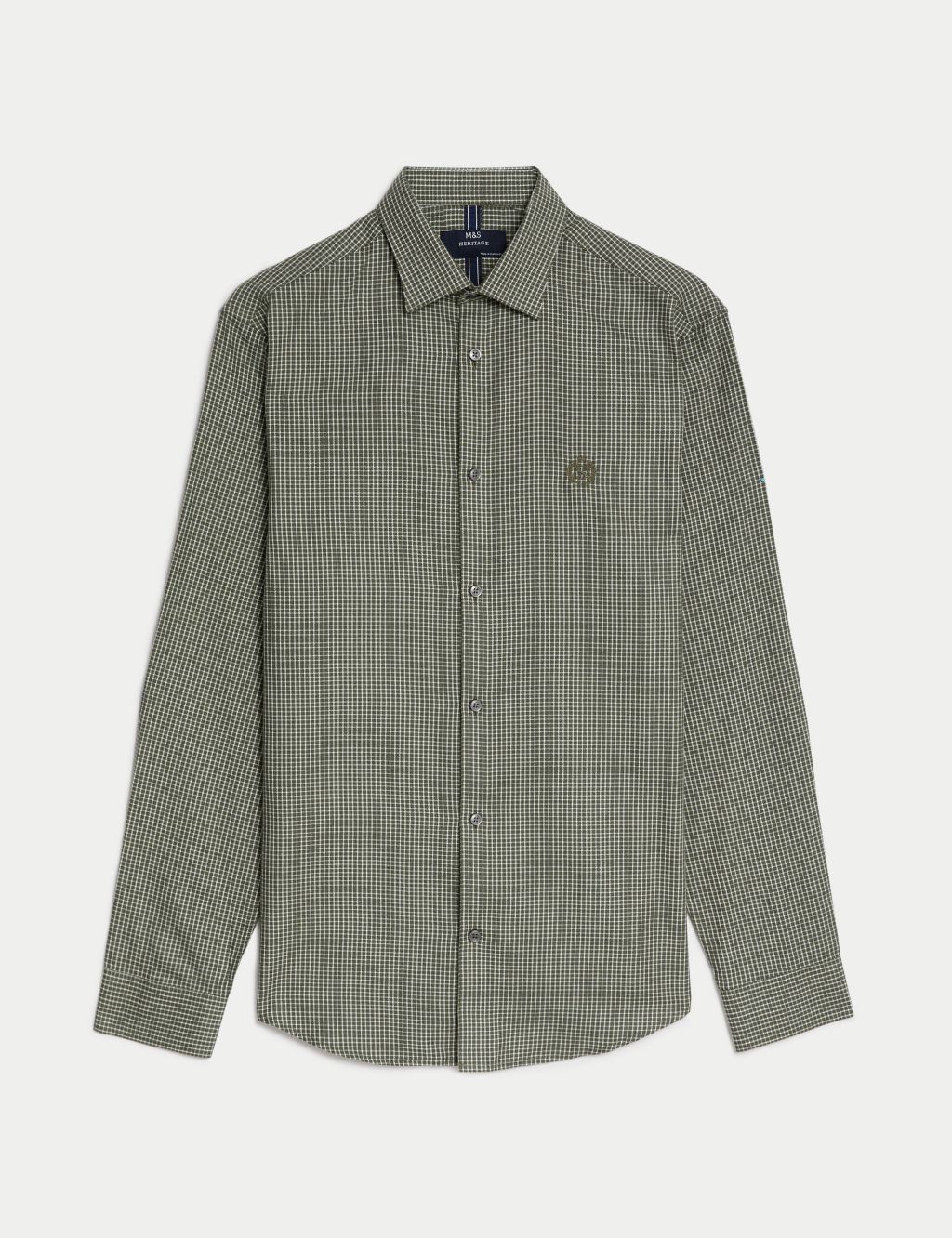 Cotton Blend Brushed Flannel Shirt image 2