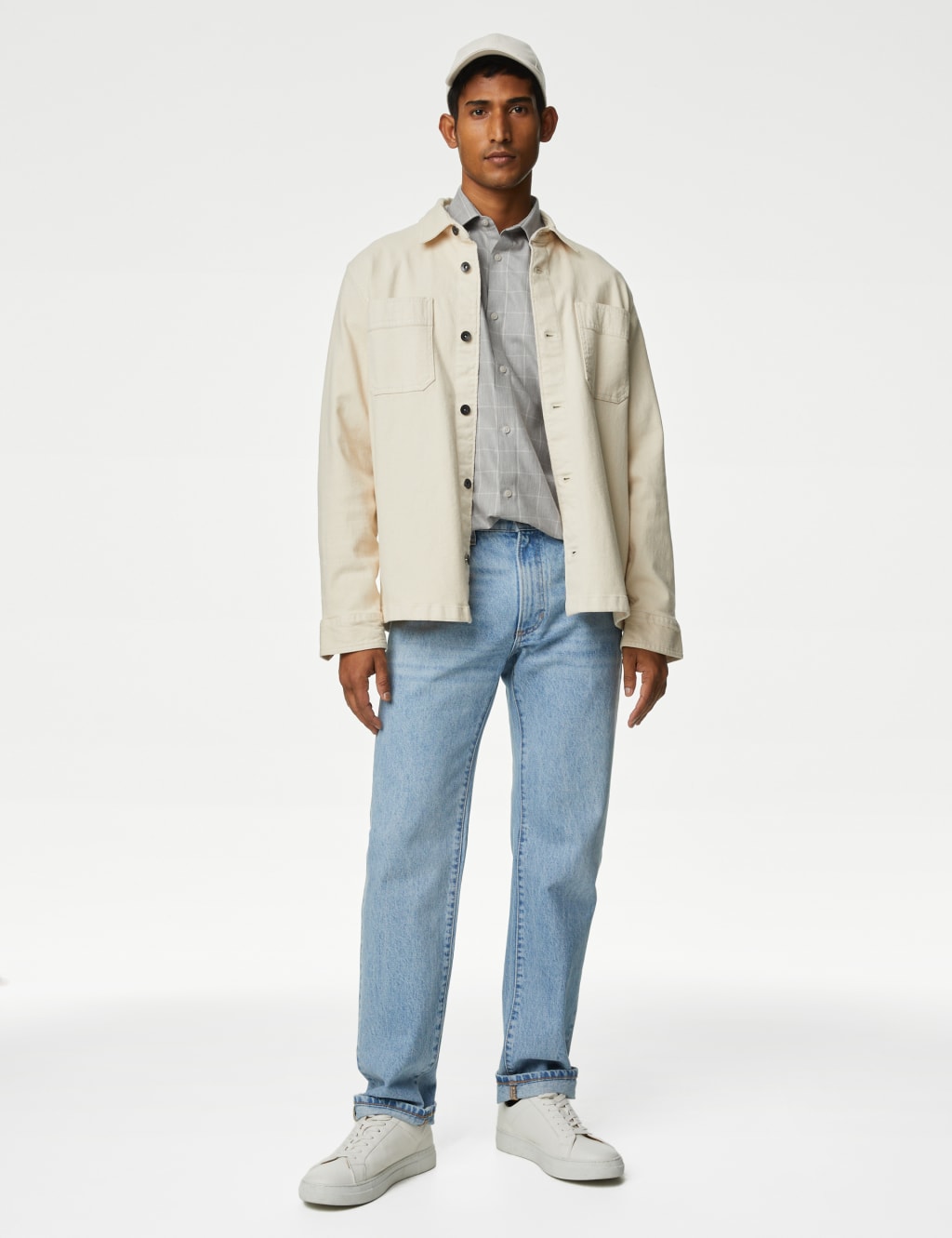 Cotton Blend Brushed Flannel Shirt image 3