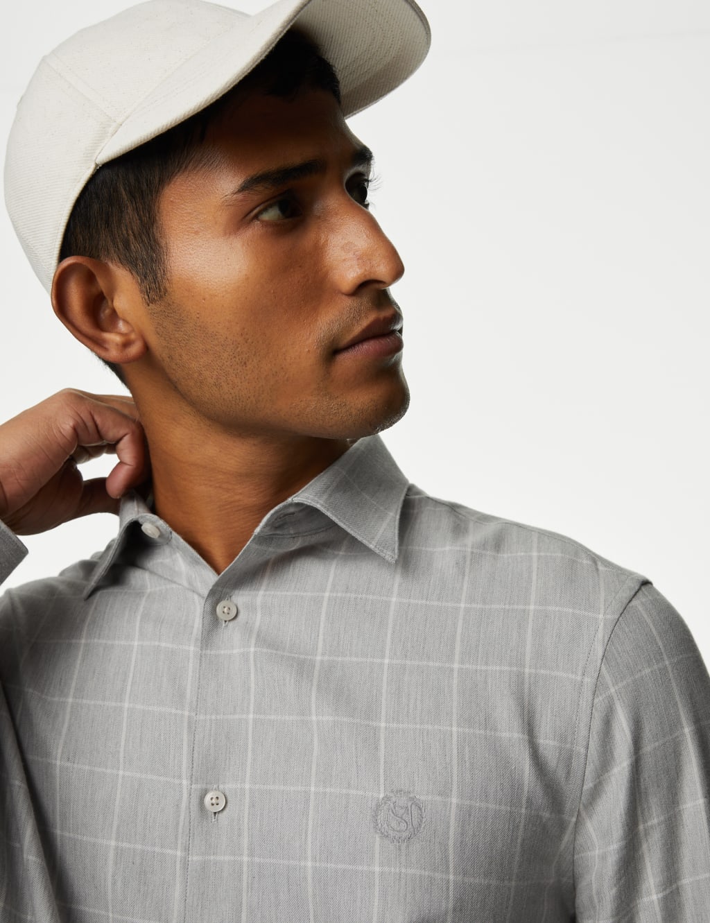 Cotton Blend Brushed Flannel Shirt image 4