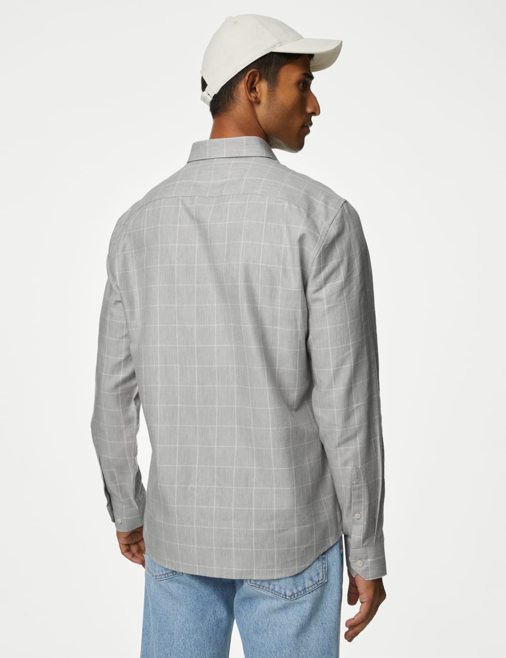 Cotton Blend Brushed Flannel Shirt image 5