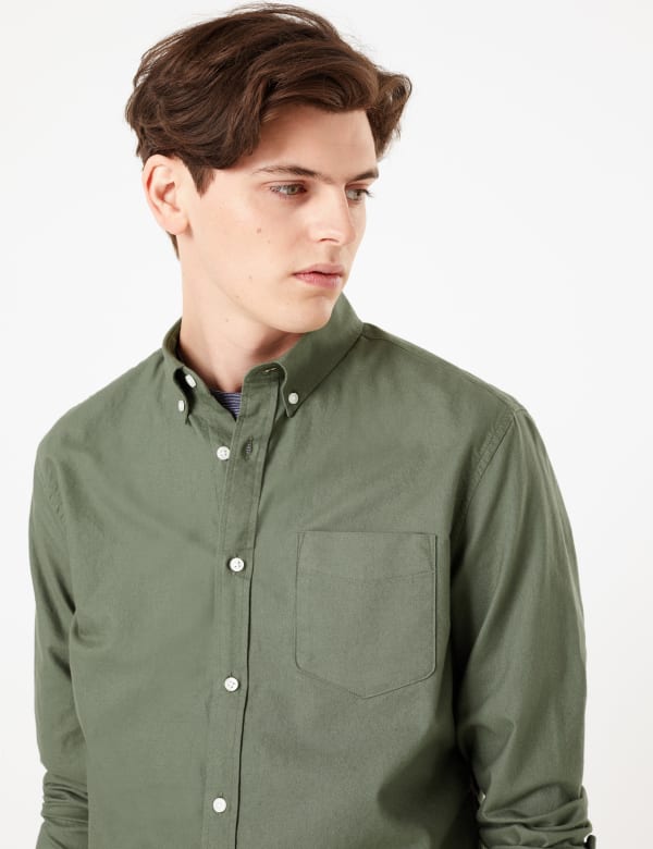 Pure Cotton Oxford Shirt