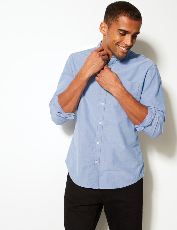 Pure Cotton Oxford Shirt