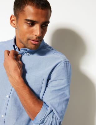 Oxford Bluse Aus Reiner Baumwolle