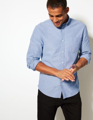 Oxford Bluse Aus Reiner Baumwolle