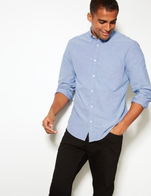Oxford Bluse Aus Reiner Baumwolle