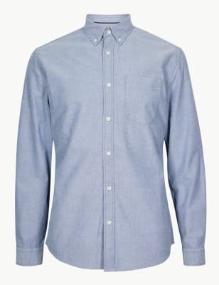 Oxford Bluse Aus Reiner Baumwolle