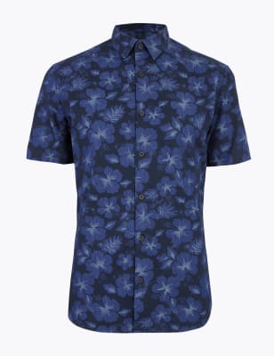m&s denim shirt mens