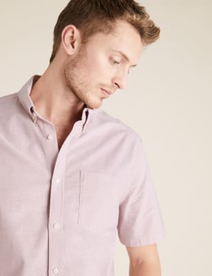  Chemise Oxford 100 % coton - Light Pink