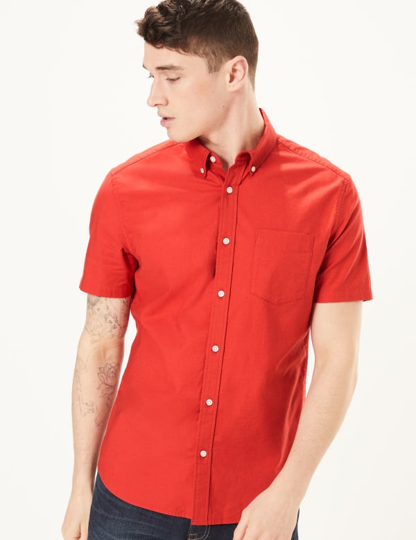 Pure Cotton Oxford Shirt