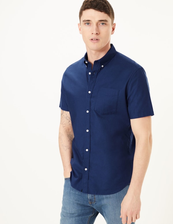 Pure Cotton Oxford Shirt