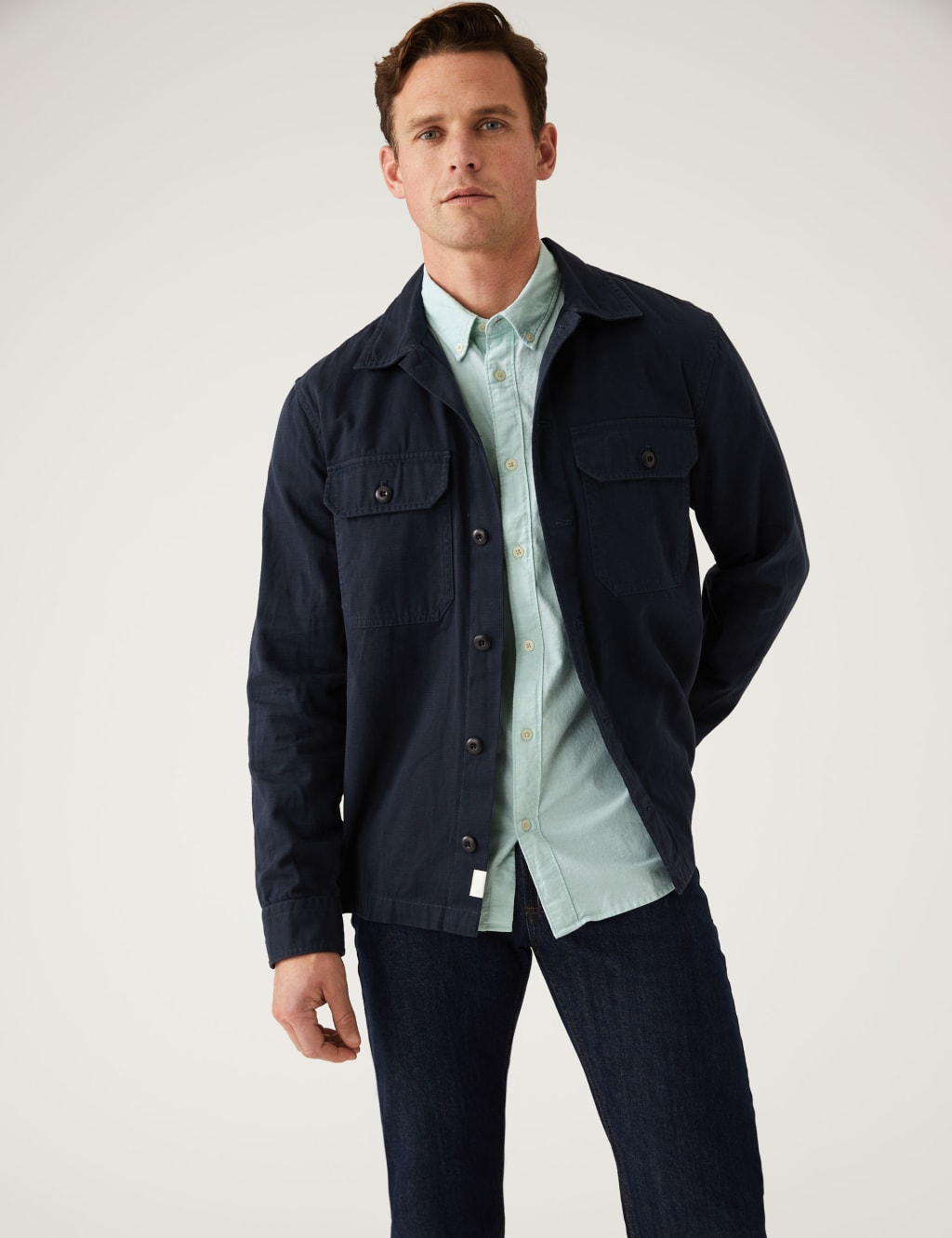 Pure Cotton Oxford Shirt image 3