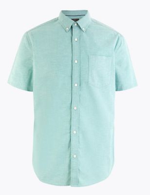 Pure Cotton Oxford Shirt 
