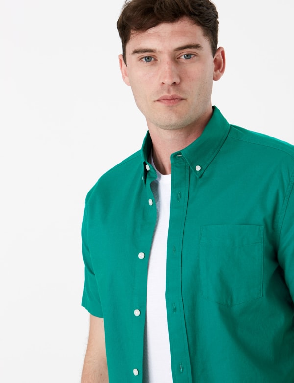 Pure Cotton Oxford Shirt