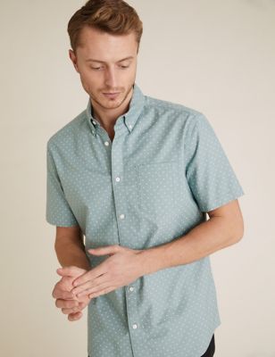  Chemise Oxford 100 % coton - Teal Mix