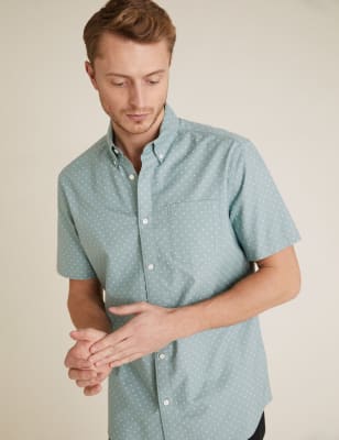  Chemise Oxford 100 % coton - Teal Mix