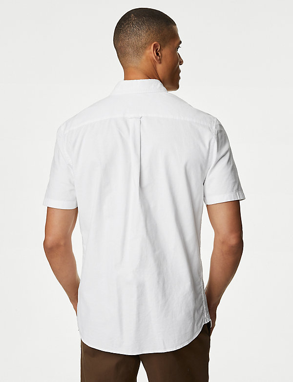 Pure Cotton Oxford Shirt - SG