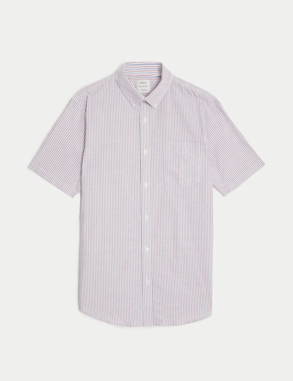 Pure Cotton Striped Oxford Shirt image 2