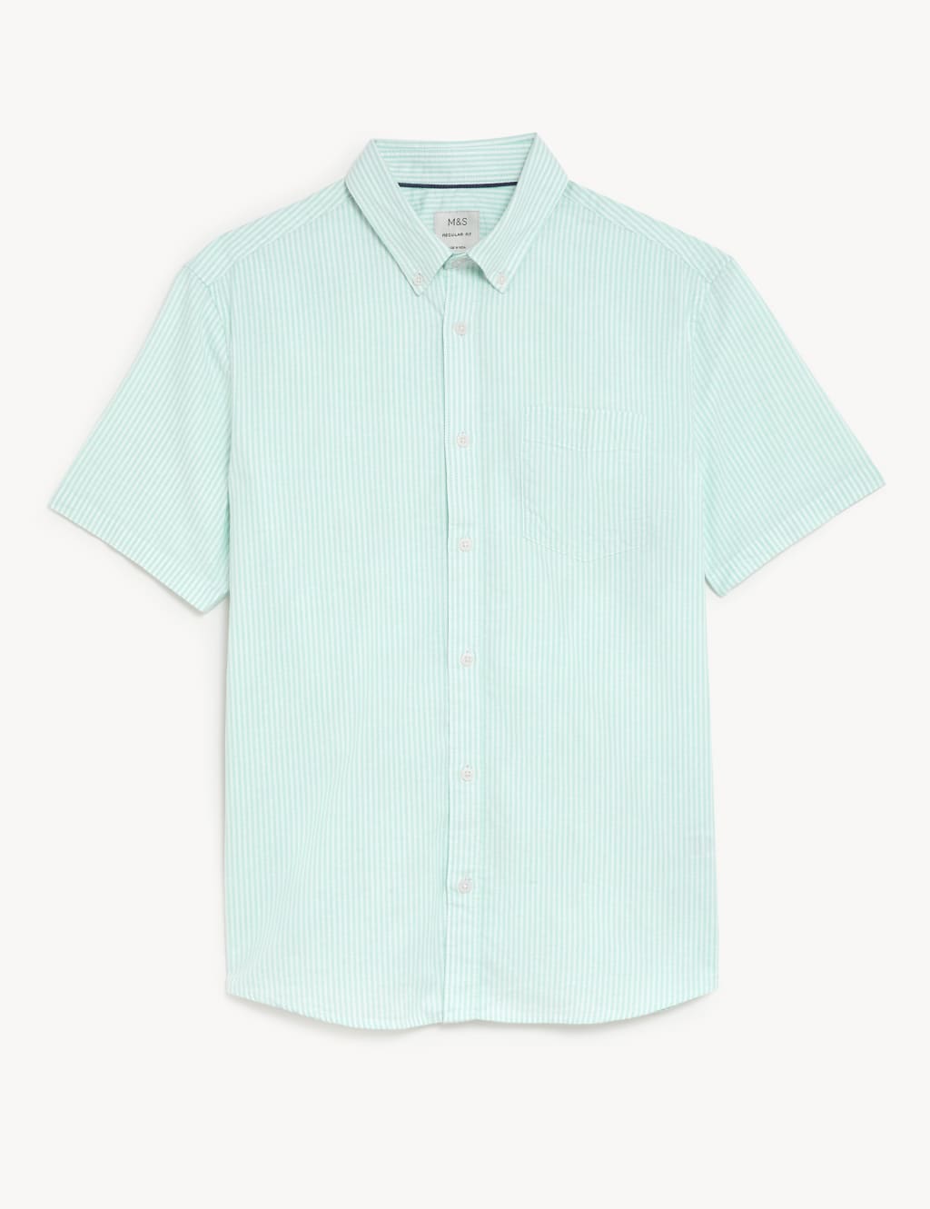 Pure Cotton Striped Oxford Shirt image 2
