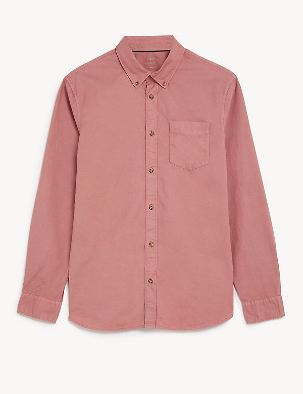 Pure Cotton Oxford Shirt - NO