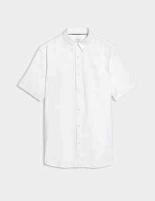 Easy Iron Pure Cotton Oxford Shirt | M&S Collection | M&S