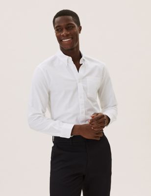 Pure Cotton Oxford Shirt - NL