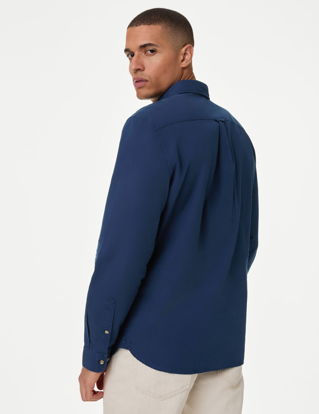Pure Cotton Oxford Shirt image 5
