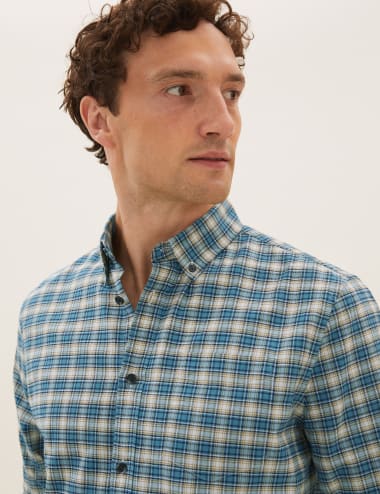 Marks and spencer mens short sleeve shirts shop