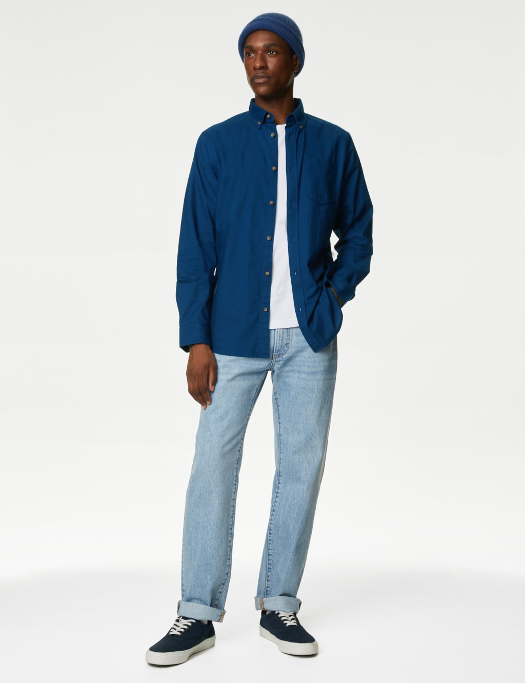 Pure Cotton Oxford Shirt image 3