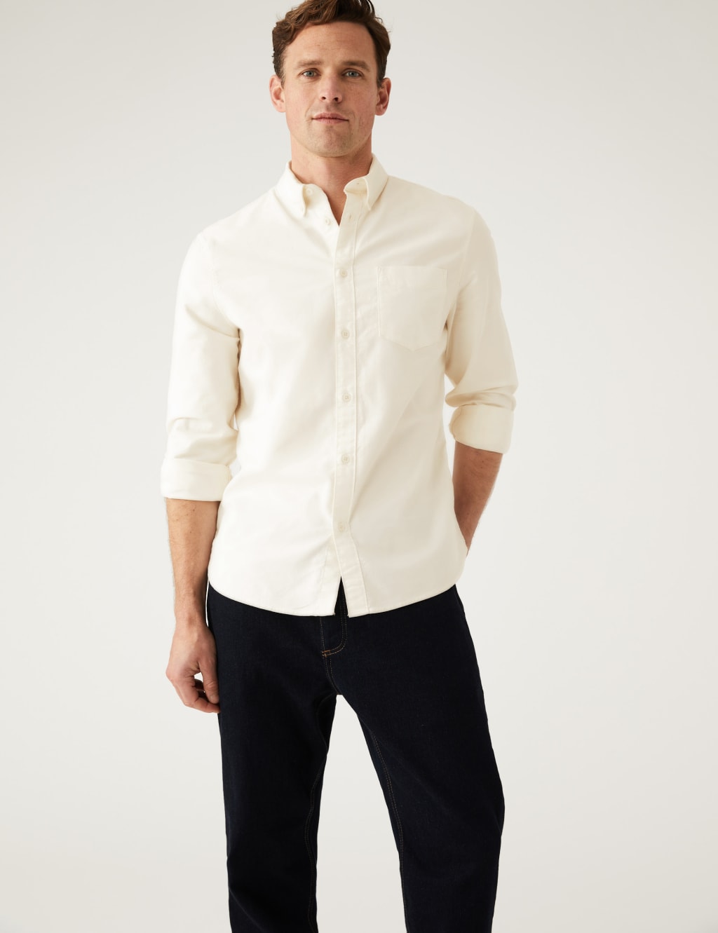 Pure Cotton Oxford Shirt image 1