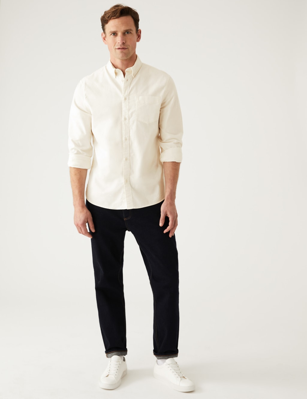 Pure Cotton Oxford Shirt image 3
