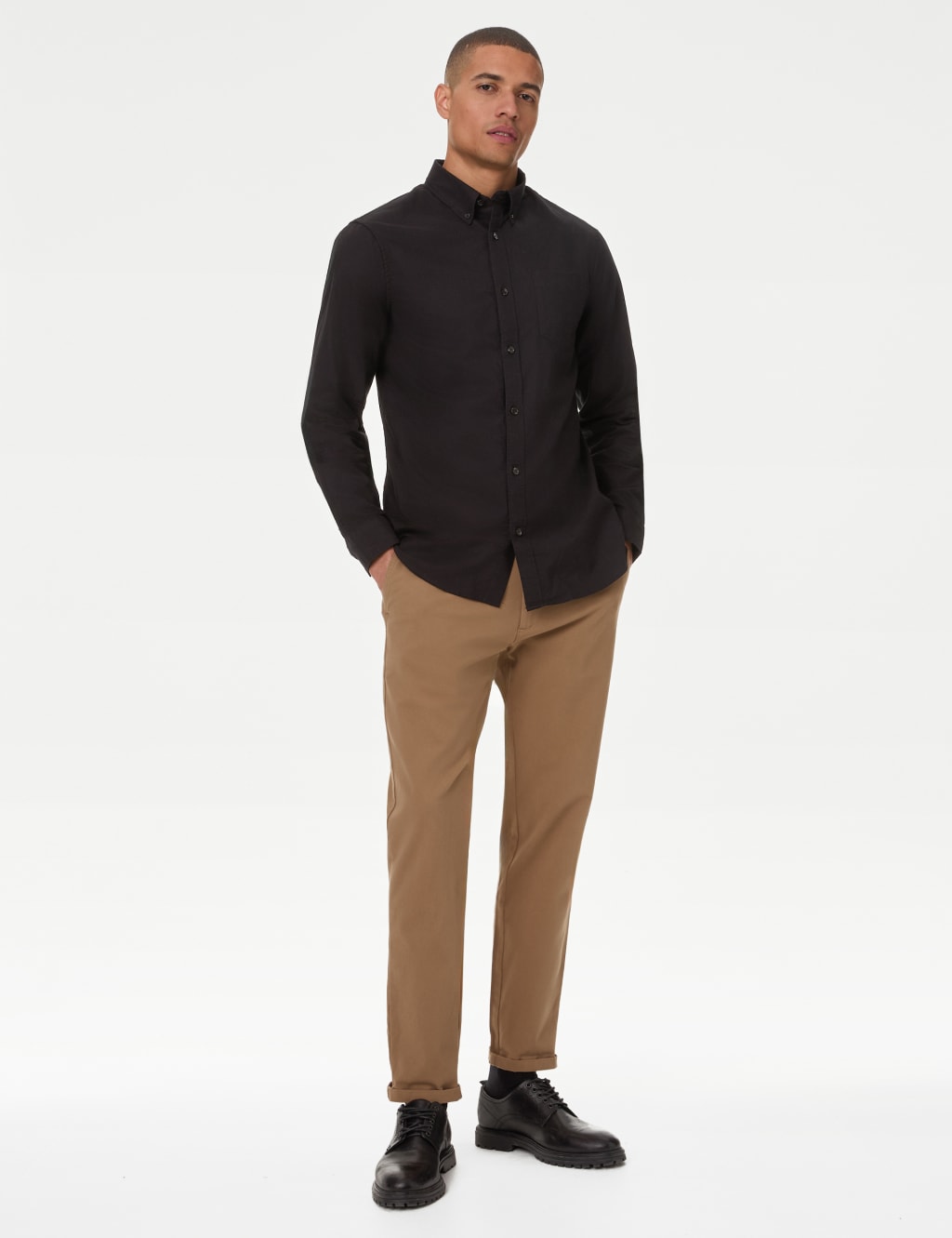 Pure Cotton Oxford Shirt image 3