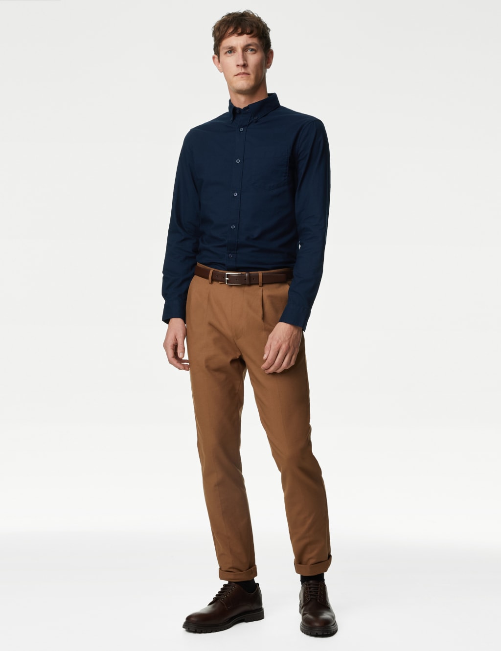 2pk Easy Iron Pure Cotton Oxford Shirts image 3