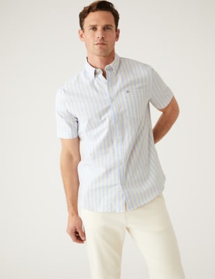 Pure Cotton Striped Oxford Shirt