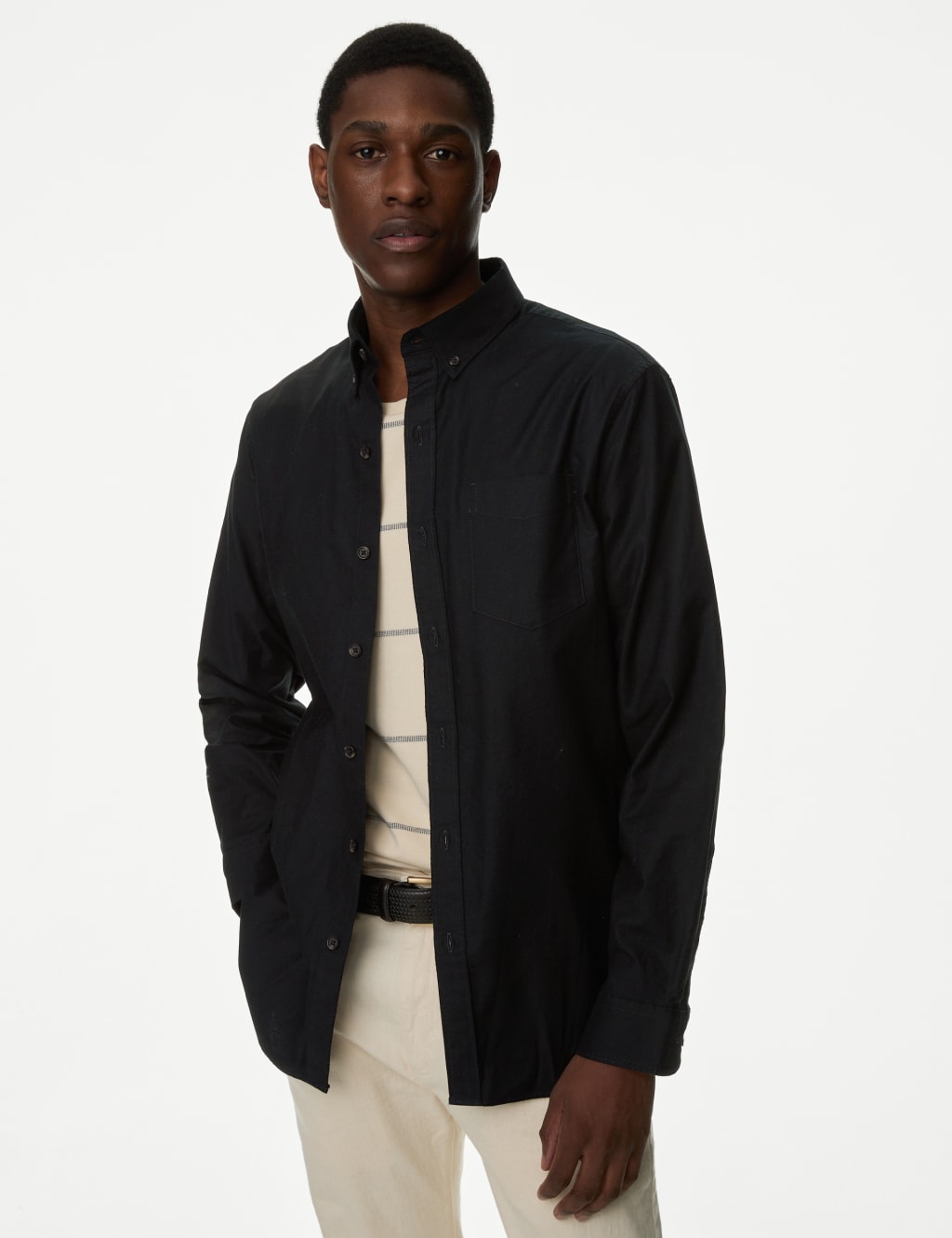 Black shirt and jacket store