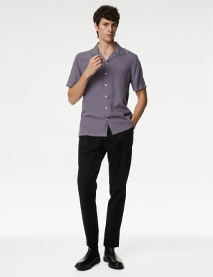 Soft Touch Pure Tencel™ Cuban Collar Shirt