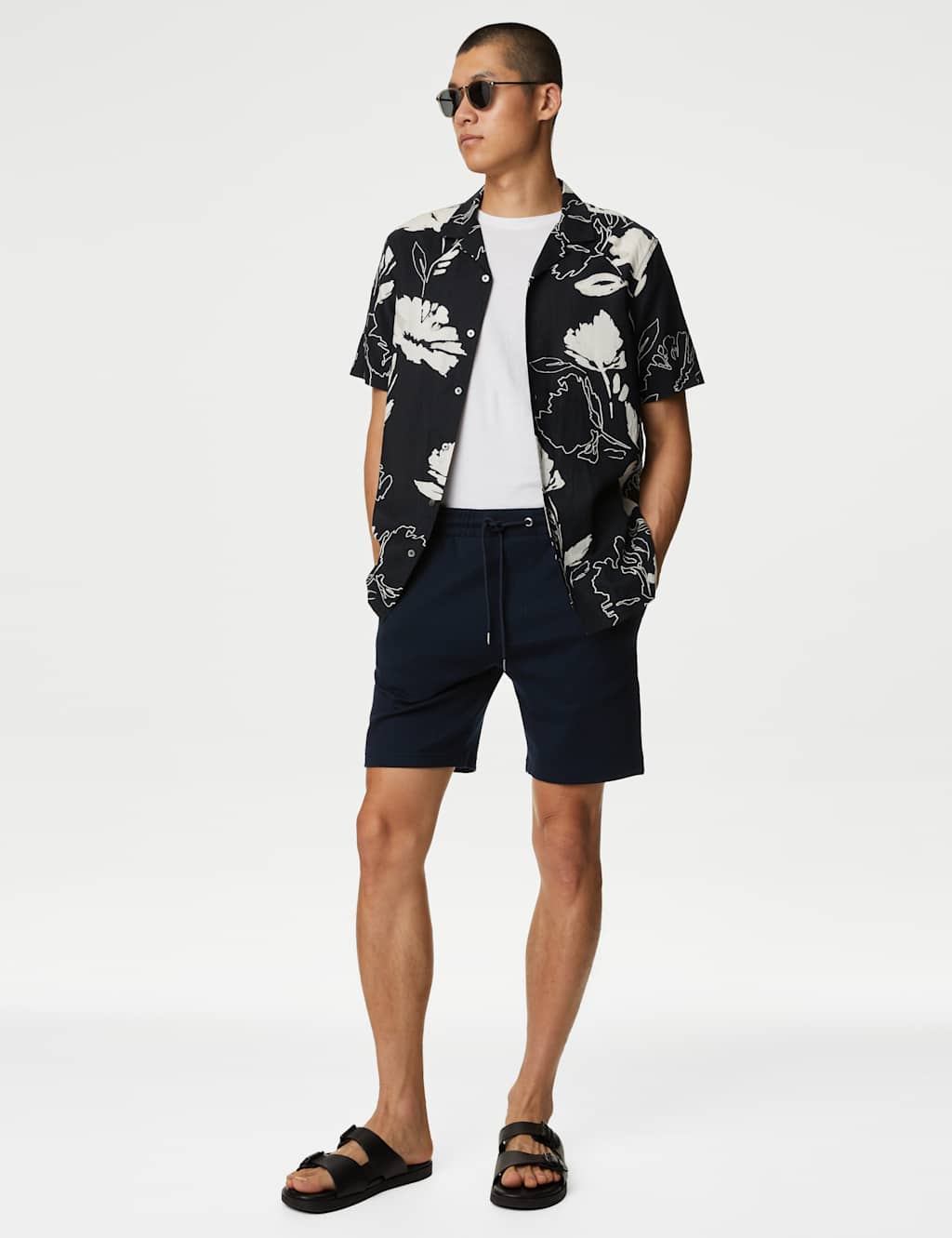 Linen Rich Floral Revere Shirt image 2
