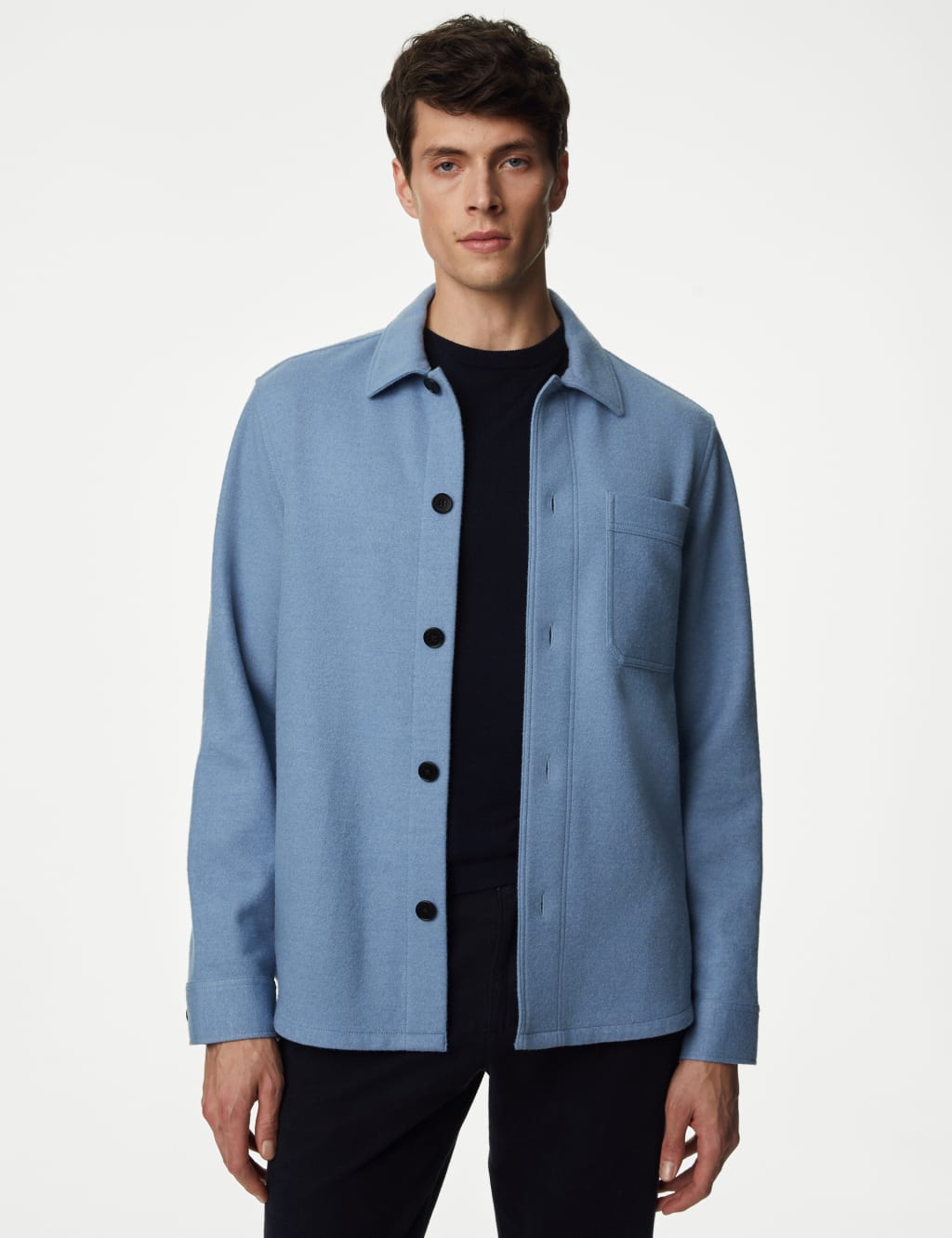 Wool Blend Overshirt image 3