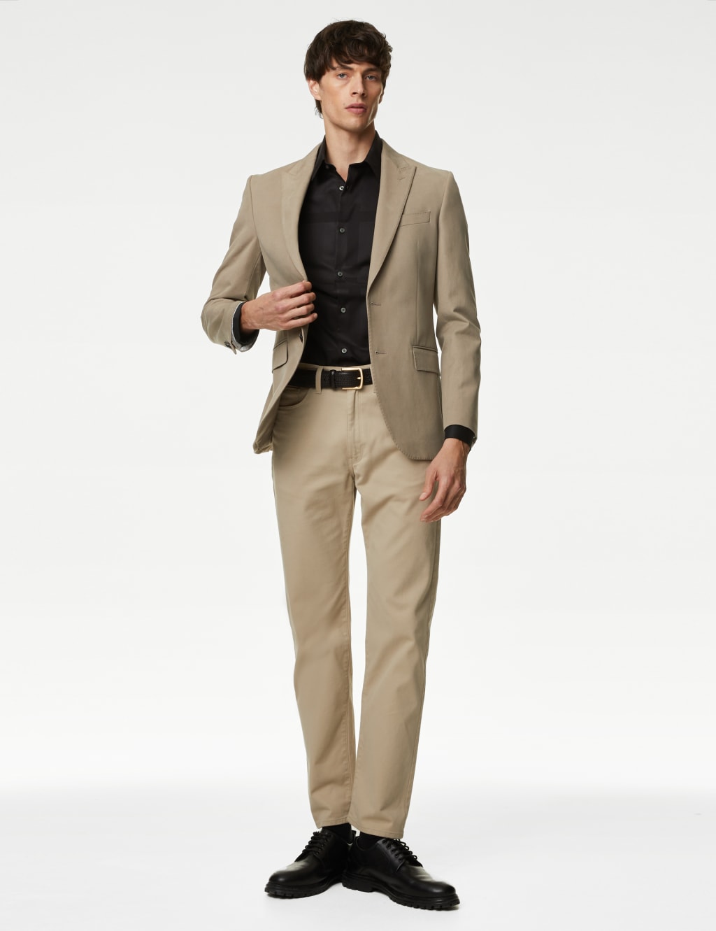Cotton Blend Overcheck Shirt image 4