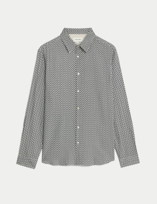 Geometric Print Shirt
