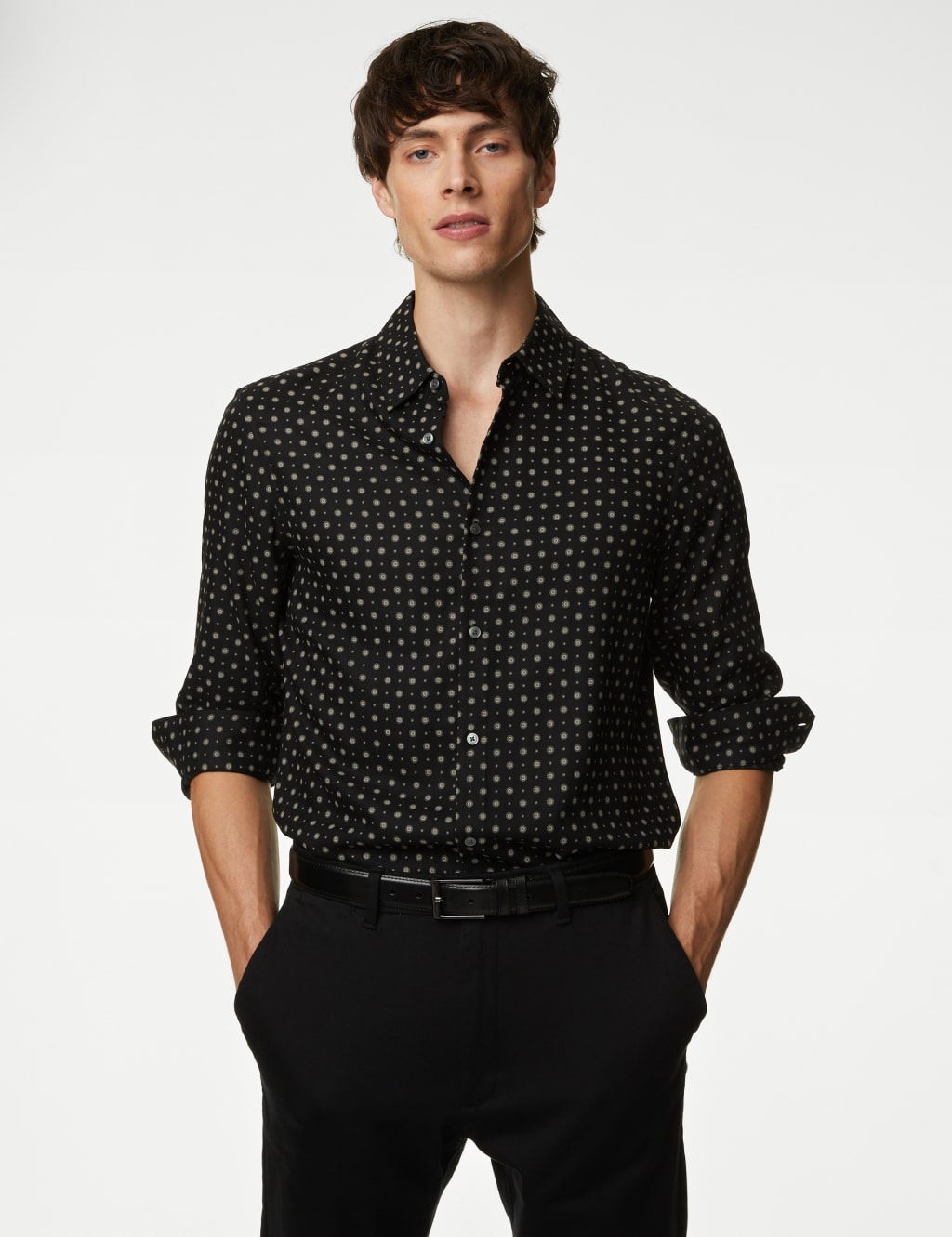 Geometric Print Shirt image 3