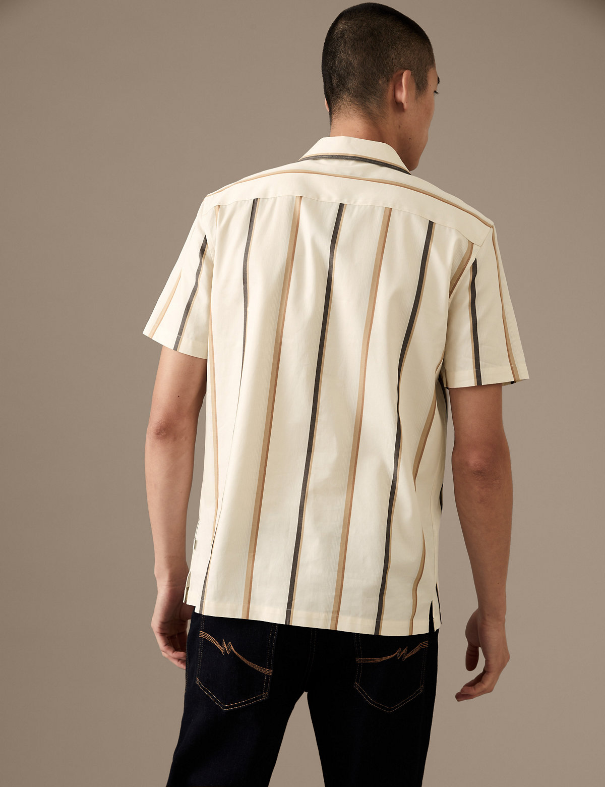 Pure Cotton Striped Shirt