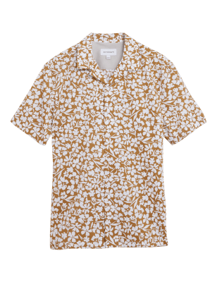 

Autograph Camisa floral de Tencel de algodónMens - Dark Yellow, Dark Yellow