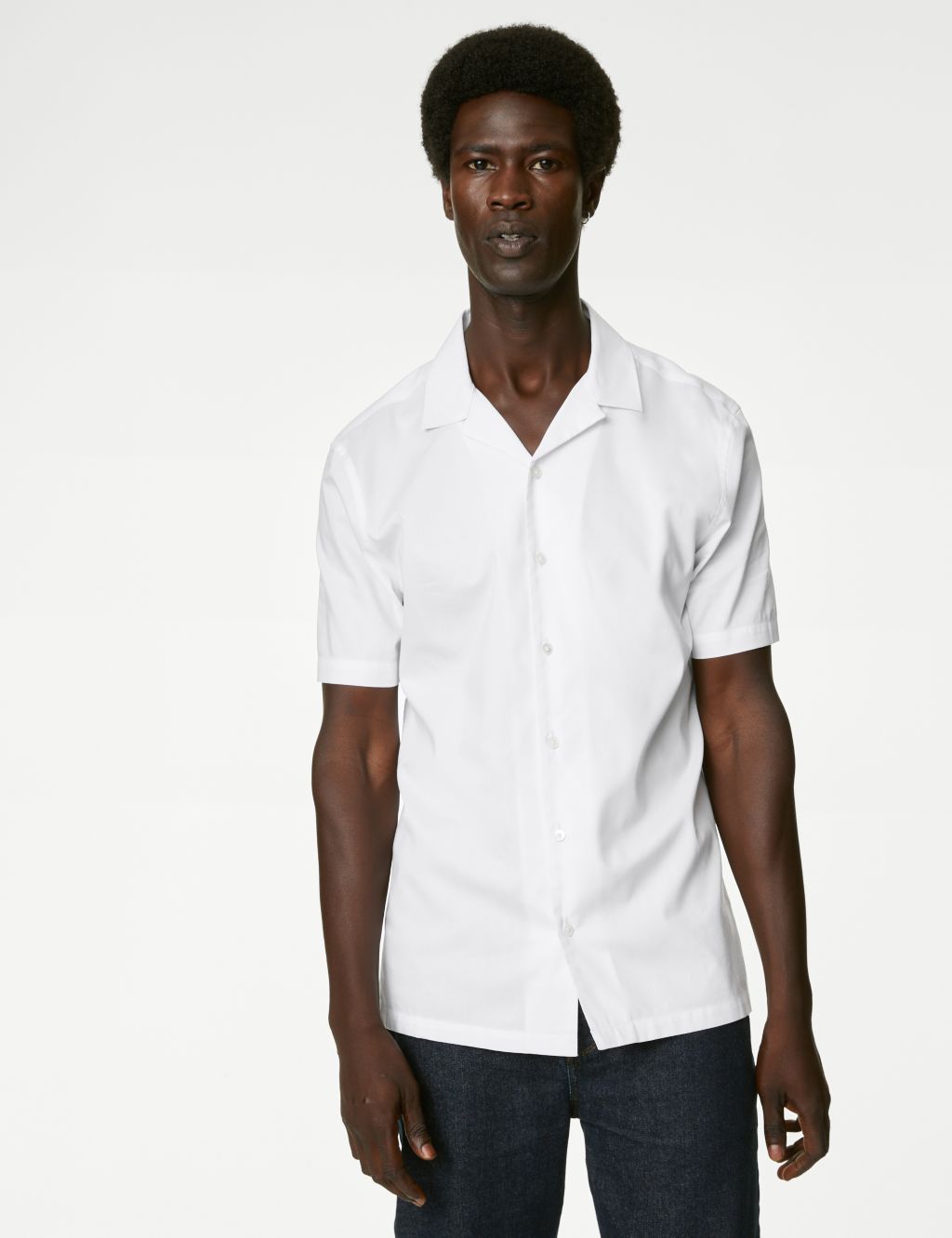 Cotton Rich Cuban Collar Shirt image 4
