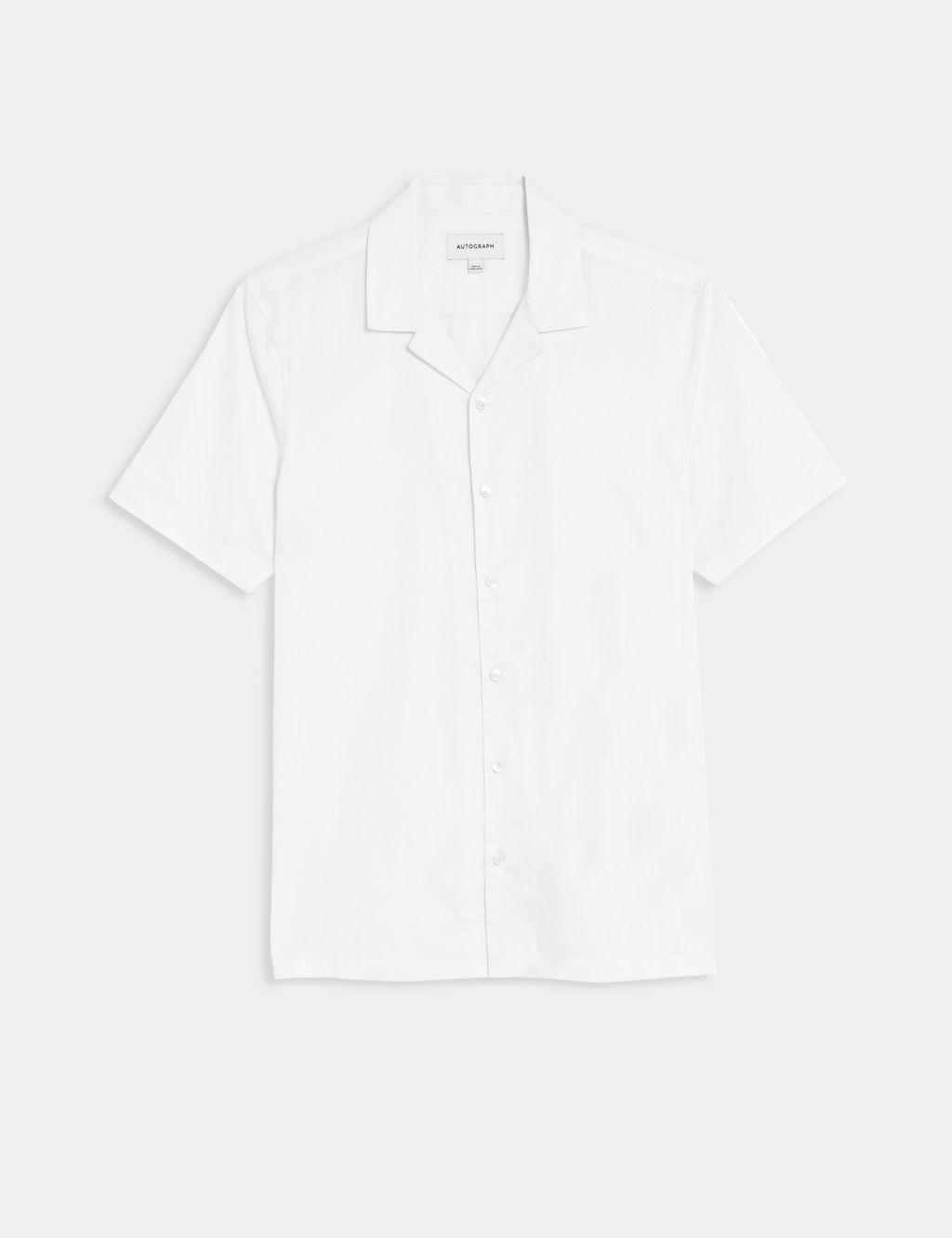Cotton Rich Cuban Collar Shirt image 2