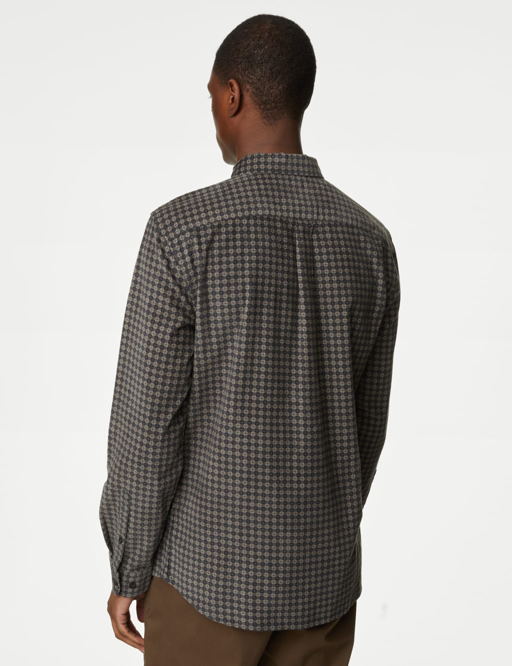 Corduroy Geometric Print Shirt image 5