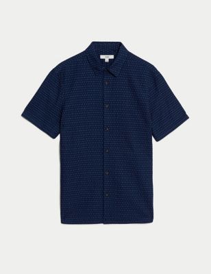 Easy Iron Pure Cotton Shirt | M&S MY
