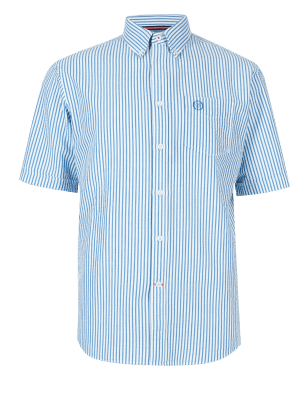 cotton seersucker shirt
