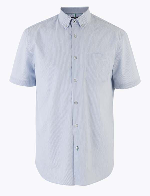 Pure Cotton Striped Shirt